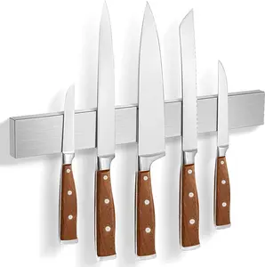 Minimalist Magnetic Knife Holder – Sleek Wall-Mounted Kitchen Organizer