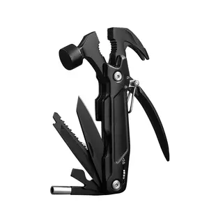 Multi-Tool Hammer Multi-Functional 14 in 1 Mini Pliers Camping Gear Survival Tool for Men, DIY Handyman, Father/Dad, Husband, Boyfriend, Women, All in One Survival Tools Small Hammer Multitool