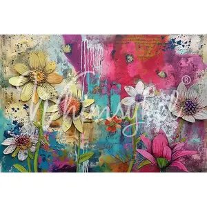 Whimsykel - May Flowers Decoupage Paper (21x29 Size)