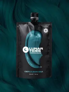 Lunar Tides Hair Color - Cerulean Sea Highly Pigmented Dark Teal Hair Dye