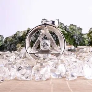 Alchemy Pendant | Herkimer Diamond Gemstone .925 Silver
