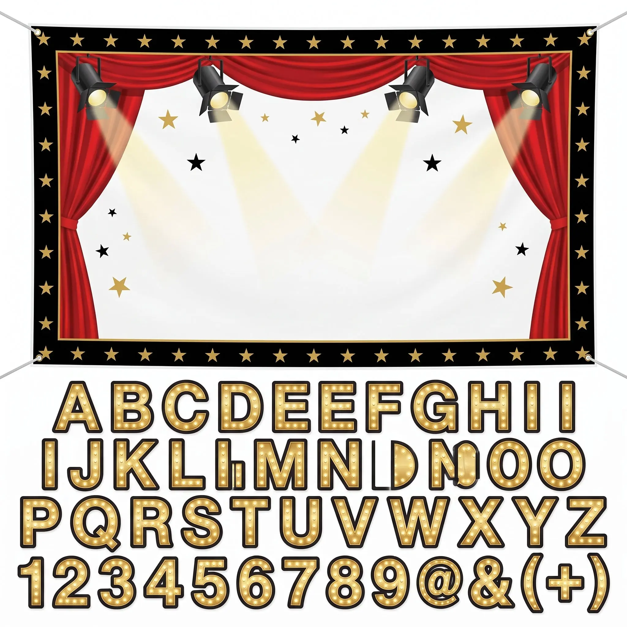 Giant Hollywood Personalized Banner Kit