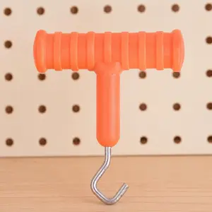 Portable T-Shape Anti-Slip Grip Quick Hook Tying Tool Kit, High-Strength Corrosion-Resistant Fishing Gear Accessory for Terminal Tackle Knots, Professional Carp Rig Tying Tool