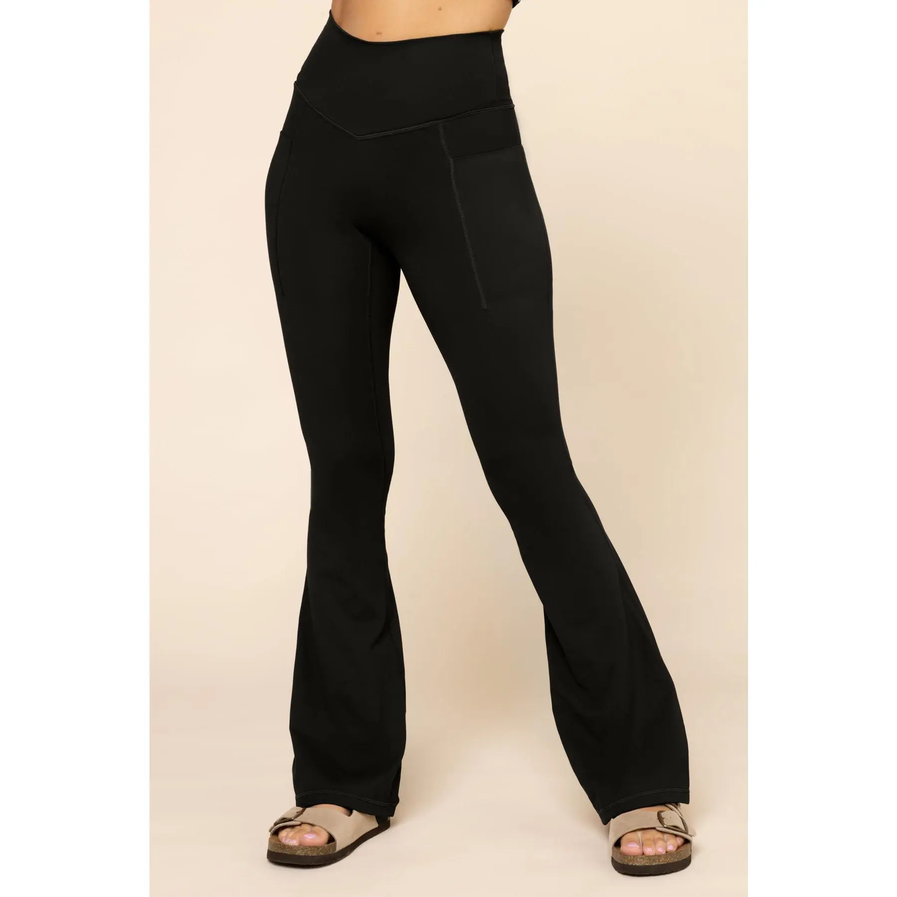 Supersculpt™ Flared Legging with Pockets - Black Supersculpt™ Flared Legging with Pockets - Black