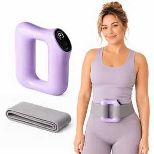 HopHorse Portable Fascial Ring for Waist & Back Relaxation, Cordless Rechargeable Muscle Recovery Massager, Adjustable Comfort Strap, Lightweight Home Wellness Device for Daily Recovery & Relaxation, Summervibes gear adjustment