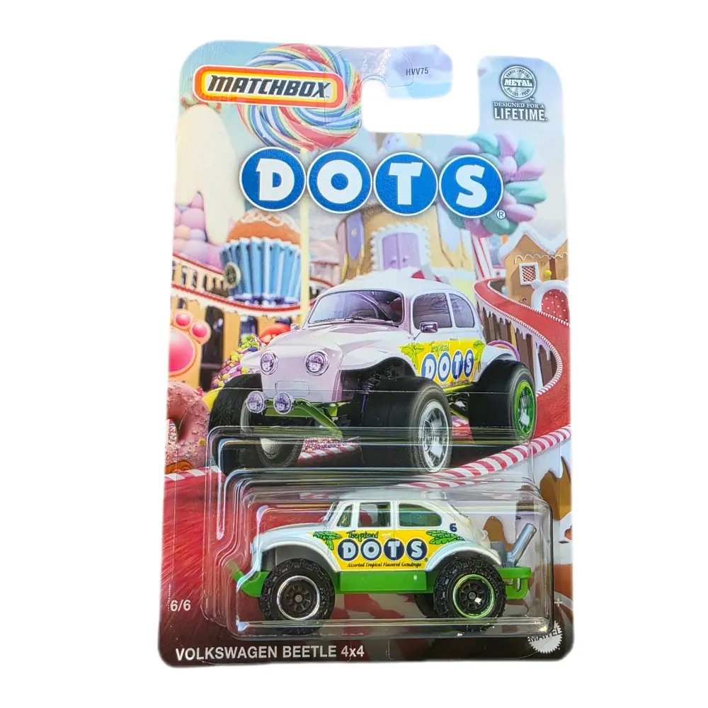 Matchbox Volkswagen Beetle 4x4 - DOTS Candy Edition (6/6)