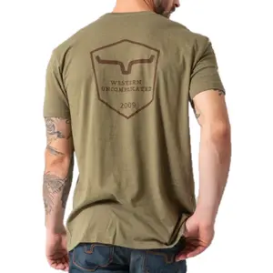 Kimes Ranch Men's Shielded Trucker Military Green T-Shirt MSH0000053-GN002
