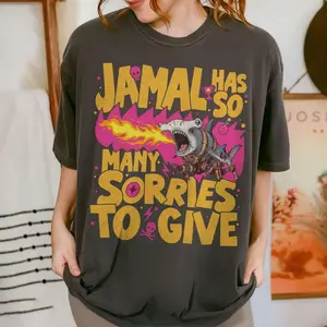 Comfort Colors Jamal Has So Many Sorries To Give Shirt, Dungeon Crawler Carl Tee, DCC Fan Merch