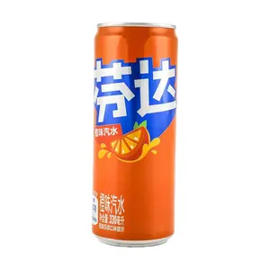 FANTA Orange Soda 330ml Cans - Authentic Mainland China Version, Refreshing Citrus Fizz