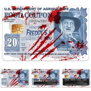 Halloween Food Coupon Debit/Credit Card Sticker