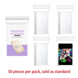 50/100/200/500 Pcs Kpop Photocard Sleeves 58×89mm Ultra Clear Photo Card Sleeves PVC Free & Acid Free Photocards Holder for Kpop Cards Collector,Kpop Lovers.