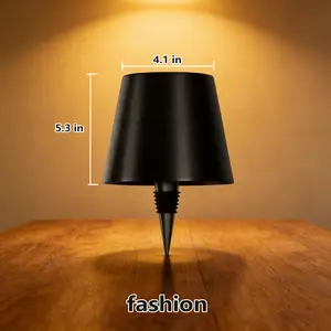 Wireless Bottle Lampshade - Portable LED Wine Bottle Light with Bottle Stopper, Dimmable, Rechargeable Touchable Wine Bottle Light, Suitable for Any Wine Bottle, Home, Hotel, Bar