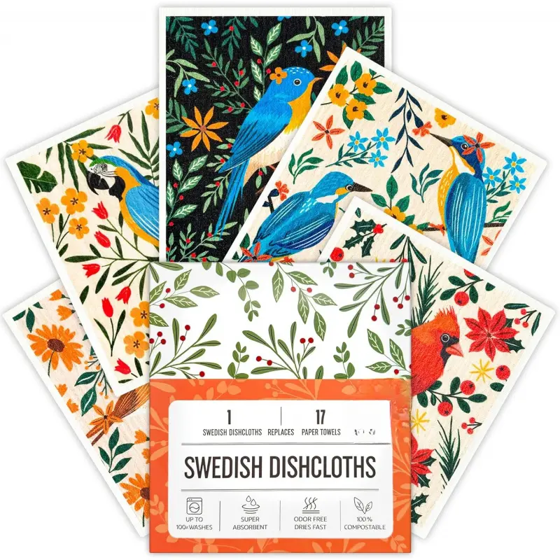 5 Count- Flowers and Birds