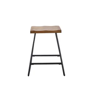 Upgrade your kitchen or home bar with the Landon Counter Stool Set of 2! Light brown wooden legs, soft cushioned seat & modern farmhouse charm - perfect for kitchen islands, dining counters, or cozy breakfast nooks. Add warmth & style to your space eff