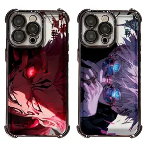 Jujutsu Kaisen Gojo Satoru New Plating Case For iPhone 17 16 15 14 13 12 11 Pro Max Plus Air & Galaxy S22 23 24 25 The Best Halloween Gifts Fans Phone Case Cover