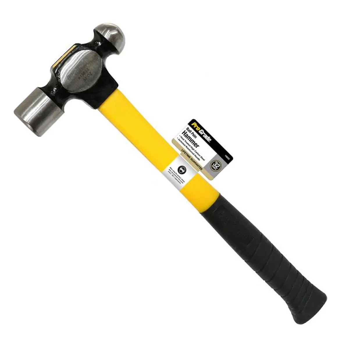 High-Quality Pro-Grade 32 oz Ball Pein Hammer with Dependable Fiberglass Handle for Household Tasks