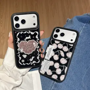 Shining Cherry Rabbit Series Magnetic Case for Apple iPhone 15 Pro Max, Fashionable Creative Trendy Phone Cover, 16 Pro Case