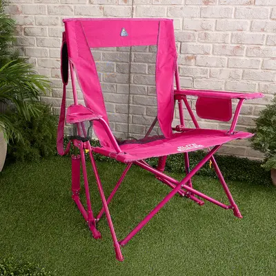 Camping Chair Gci Freestyle Rocker Purple Leopard Purple Gci