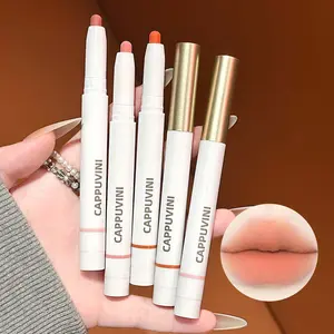 Five-Piece Matte Lip Liner Set Long-Lasting Smudgeproof Formula Enhances Natural Lips Perfect for Everyday Use