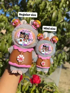 Christmas Gingerbread parade cookie Figurine Keychain Doll Handmade set