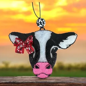 Cow Car Air Freshener Freshie | Strong Long Lasting Scent | Handmade Car Freshie | Western Car Accessories