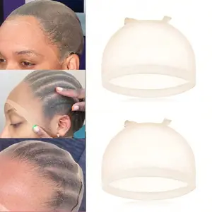 HD Wig Cap, Invisible and Sheer Breathable Ultra-thin Stretchy Stocking Caps for Lace Front Wigs