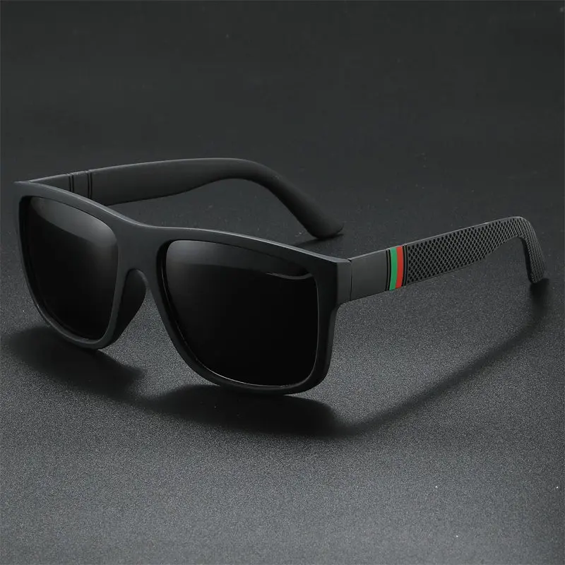 Unisex Retro Square Polarized Sunglasses for Women and Men, Ideal for Fishing, Women/Men