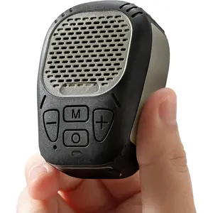 Wearable  V5.3 Speaker, Clip-  Jobsite 30H Playtime IPX7  TWS Portable Speaker, Built-in ENC for Mic /Calls for  and Outdoor, Travel (Army Green)