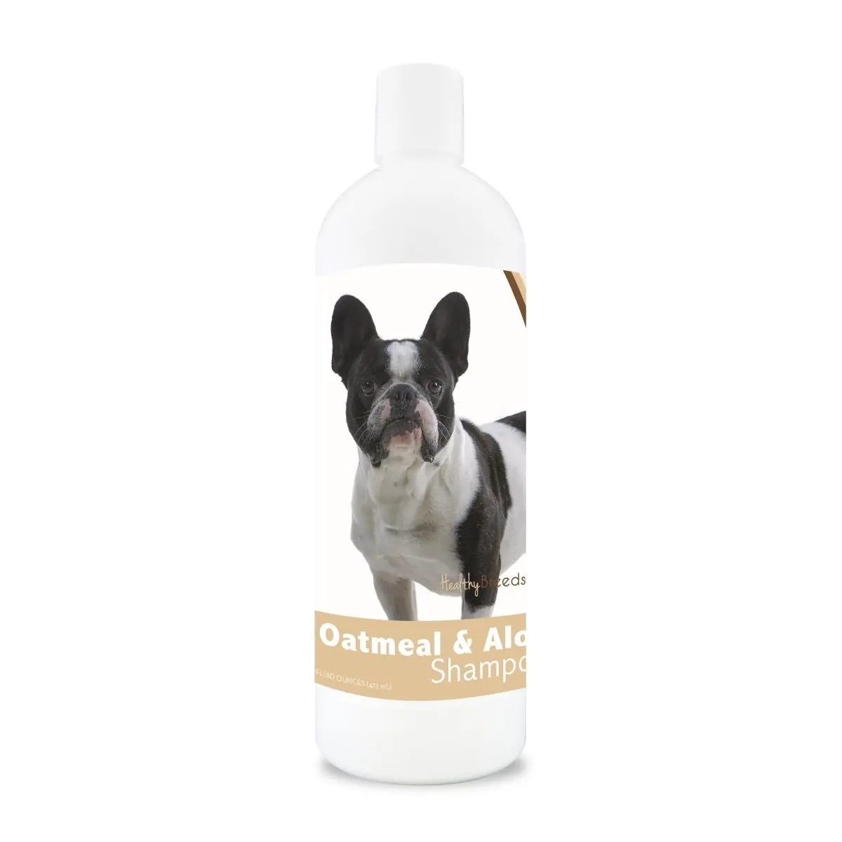 Healthy Breeds 840235107095 16 oz French Bulldog Oatmeal Shampoo with Aloe