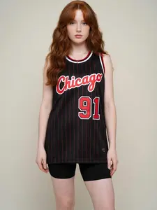 Men's Chicago #91 Black Basketball Jersey, Breathable Polyester Fabric Basketball Vest, Basketball Clothing for Games, Training & Casual Wear,Gym clothes, Sports Jersey, Sports Top,Breathable Athletic Top, NBA Jersey