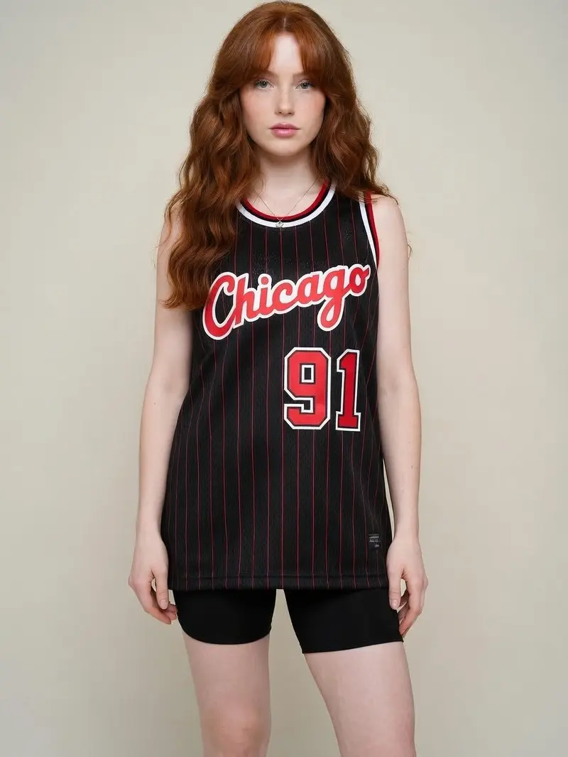 black chicago bulls jersey - TikTok Shop