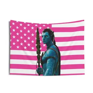 Jlakle Slullly Talpesltries, Jlake Slul.ly Pink Flag, Jalkle Sllullly Avatar Indoor Wall Tapestries