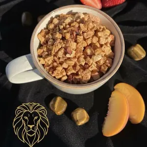 Leo - Zodiac Line Blend Herbal Tea Caffeine-free with Peach Pineapple Orange Mango Apples Papaya & Strawberries Flavor Essence of Leo
