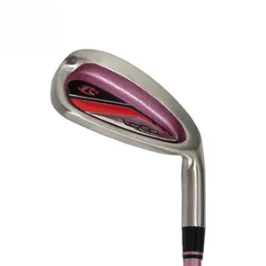 2026 latest model beginner's golf club, women's pink version, No. 7 iron, stainless steel iron, golf No. 7 club