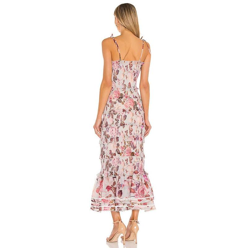 V. Chapman Geranium Dress in Garden Rose