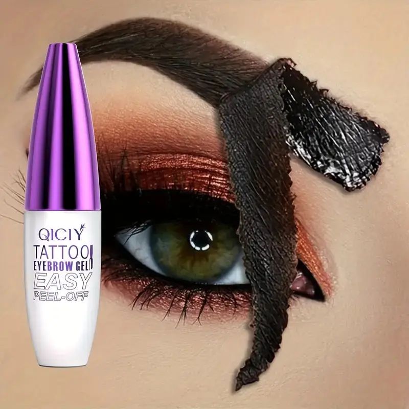 Peel-Off Tint Brow Gel | Light Brown, Taupe Brown, Brown – 3 Shades | Waterproof & Sweatproof, Long-Lasting | Peel-Off Film for Fluffy Natural Brows | Natural & Defined Look, Perfect for Beginners | Brow Gel, Brow Tint, Brow Makeup