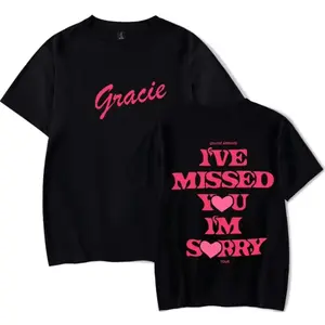 Gracie Abrams Crew Neck T-Shirt with Stylish Short Sleeve Fit