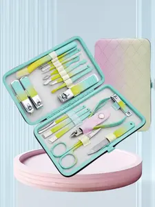 LMMAKE Nail Clippers Set: 18pcs Professional Stainless Steel Manicure & Pedicure Kit With Travel Case Durable All-In-One Nail Care Tools For Precise Grooming Ideal For Travel Home Or Salon Use By Men Women And The Entire Family Lightweight And Portable