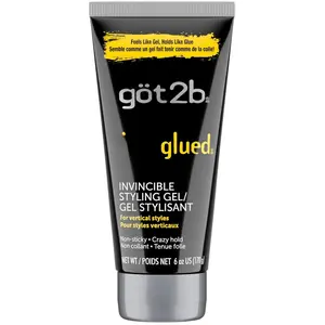 Got2b Ultra Glued Invincible Styling Hair Gel, 6 Ounce Got2b Ultra Glued Invincible Styling Hair Gel, 6 Ounce
