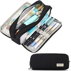 Large Capacity Pencil Case, Portable ZippePencil Bag,Stationery Organizer for OfficeSchool Student, Fall Decor, Trending HomeDecor 2026