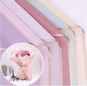 24 Count/12 Colors  Edge Flower Wrapping Paper,Florist Bouquet Supplies, Floral Wrapping Paper for Flower Bouquet,DIY Crafts, Packaging