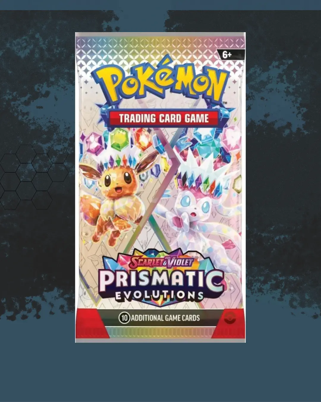 Pokémon TCG: Scarlet and Violet Prismatic Evolutions Booster Pack - Live Rip and Ship - 10 Additional Game Cards - Trading Card Game