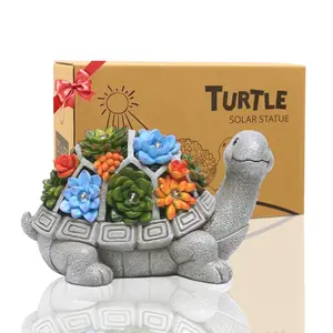 Goodeco Solar Garden Outdoor Statues Turtle 4.52 Inch. Garden Statue, UV Resistant Goodeco Solar Garden Outdoor Statues Turtle 4.52 Inch. Garden Statue, UV Resistant