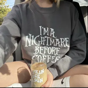 I’m A Nightmare Before Coffee Sweatshirt, Nightmare Before Christmas Sweatshirt, Coffee Lover Sweatshirt