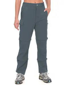 Women's Outdoor Quick-Dry Pants, Detachable Leg Design, Breathable Lightweight Durable, Ideal for Hiking Camping Outdoors