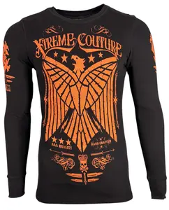 Xtreme Couture By Affliction Men's Thermal Shirt Connect 