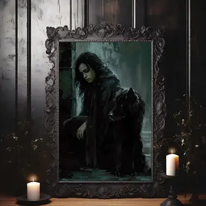 Vin & Tensoon, Mistborn inspired Art, Fantasy Art, Wall Print, Books And Reading Art, Cosmere, Vin Venture Unframed, Room Decor