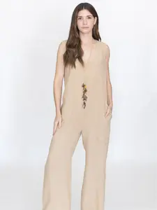 Elegant Jumpsuit Linen cecilia XS-M/L with Comfortable and Breathable for Casual Outings Office Wear and Evening Events