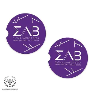 Sigma Lambda Beta Car Cup Holder Coaster (Set of 2)