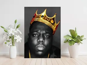 Notorious BIG Luke Cage Biggie Grey Large Poster Art Print Gift Multiple